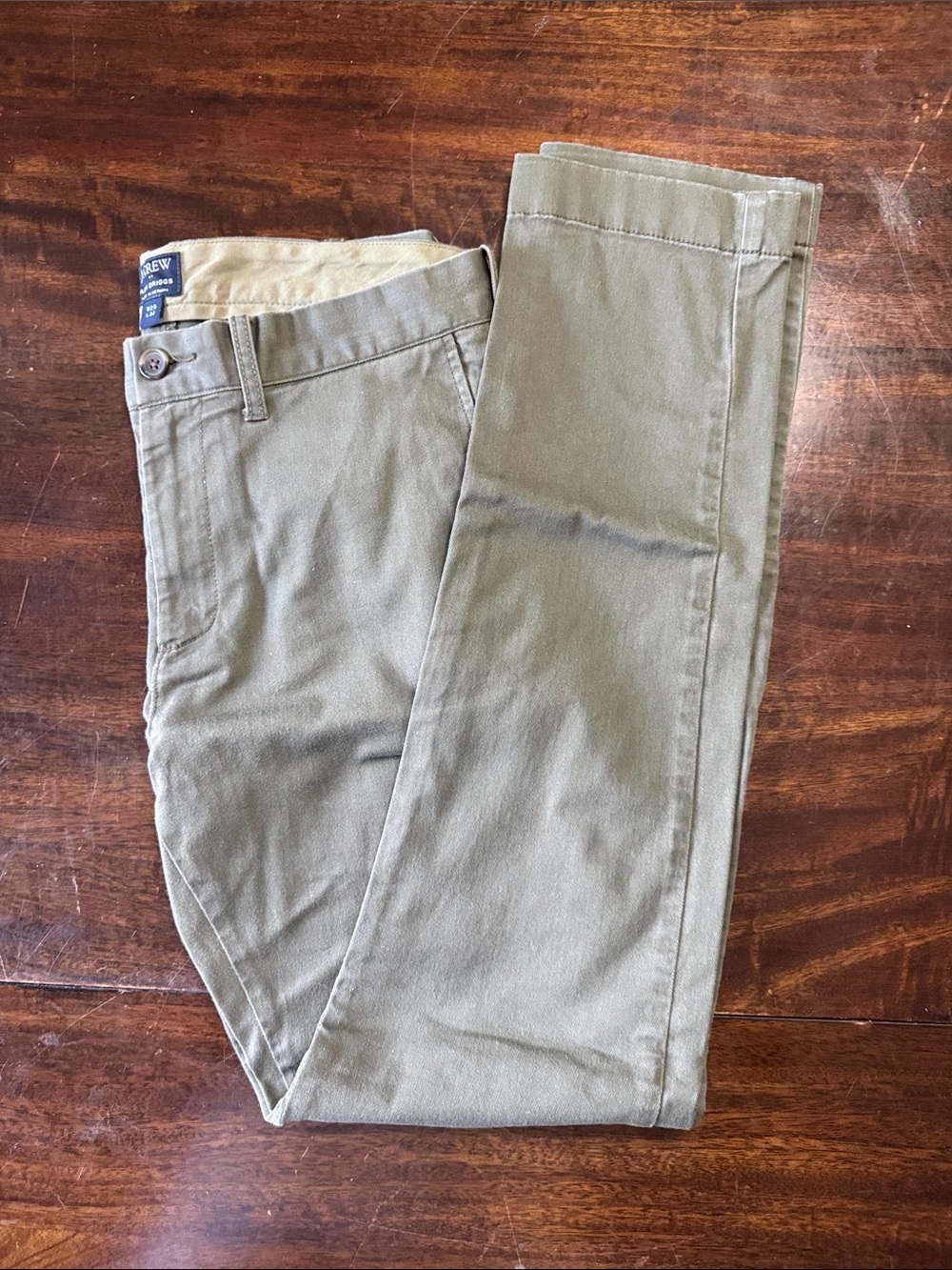 J. Crew Men's Olive Green Chino Pants